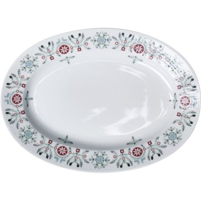 Rörstrand Swedish Grace Vinter -lautanen, ovaali, 32 cm | Alk. 44,00 €