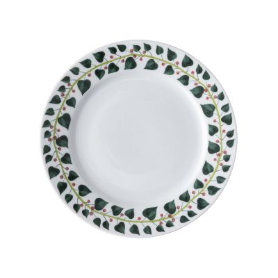 Rosenthal Magic Garden Foliage -lautanen 21 cm Valkoinen-vihreä | Alk. 30,00 €