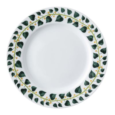 Rosenthal Magic Garden Foliage -lautanen 28 cm Valkoinen-vihreä | Alk. 22,40 €
