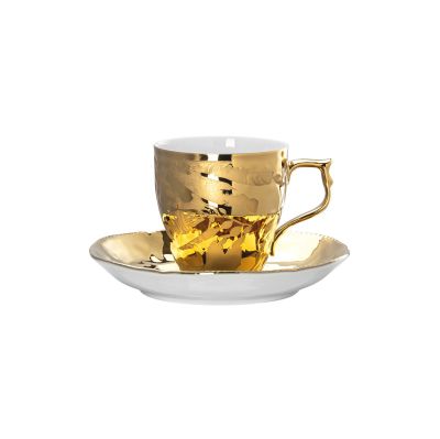 Rosenthal Rosenthal Heritage Midas -espressokuppi aluslautasella Valkoinen-kulta | Alk. 89,00 €