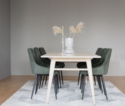 Rowico Nevis ruokapöytä 220x90 cm valkovahattu tammi | Alk. 1 119,00 €