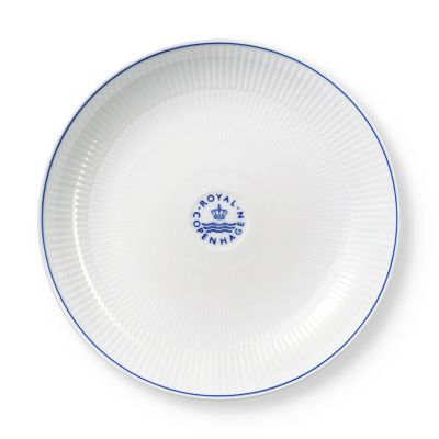 Royal Copenhagen Blueline kulho matala Ø 25 cm Valkoinen-sininen | Alk. 50,09 €