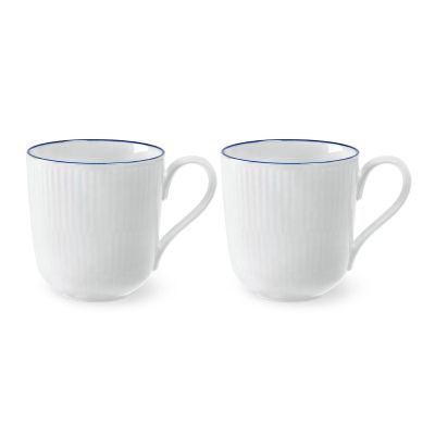 Royal Copenhagen Blueline muki 28 cl, 2-pakkaus Valkoinen-sininen | Alk. 57,90 €