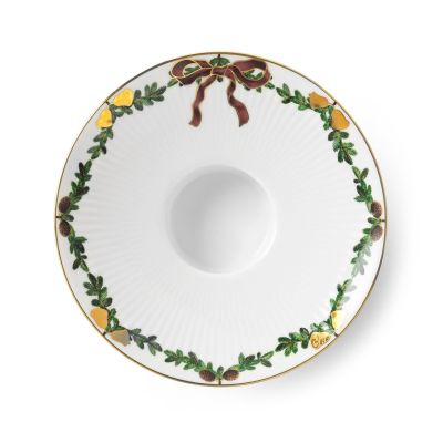 Royal Copenhagen Star Fluted Christmas lämpökynttilänpidike Ø15,5 cm Valkoinen | Alk. 99,25 €