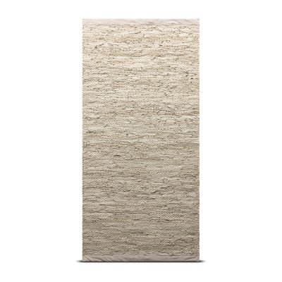 Rug Solid Leather matto 75 x 200 cm beige