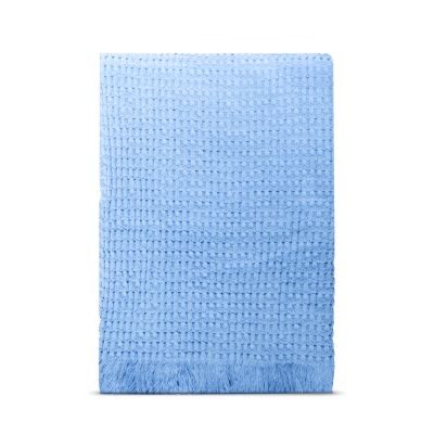 Rug Solid Stockholm puuvillapeitto 130x180 cm Millenium blue | Alk. 64,90 €
