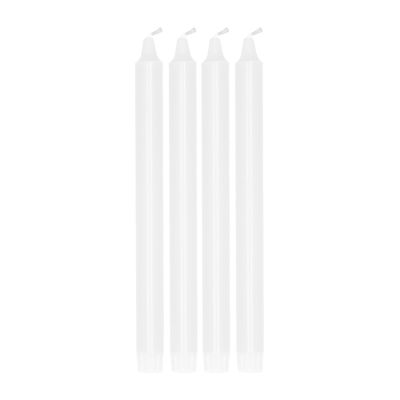 Scandi Essentials Ambiance kruununkynttilä 4-pakkaus 27 cm White | Alk. 17,10 €