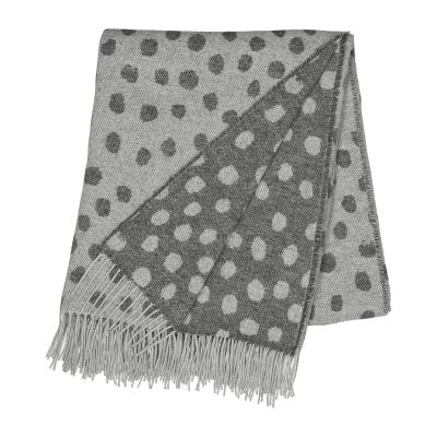 Scandi Living Droplets puuvillapeite 130 x 185 cm Harmaa | Alk. 47,40 €