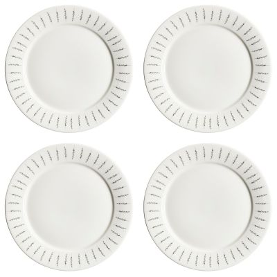 Scandi Living Fårsvingel lautanen 28 cm 4-pakkaus valkoinen | Alk. 39,00 €