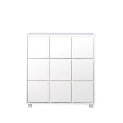 Scherlin Lipasto 1 Valkoinen, 3 pientä ja 2 suurta laatikkoa, lyhyet jalat | Alk. 2 565,00 €