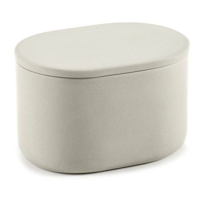 Serax Cose säilytyspurkki ovaali kannella korkea 6,5 x 10,2 cm Beige | Alk. 17,00 €