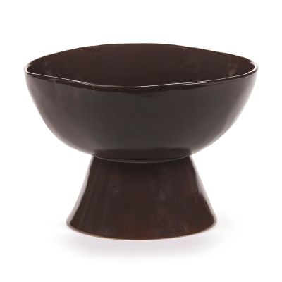 Serax La Mère jalallinen kulho suuri 20,5 cm Dark brown | Alk. 76,00 €