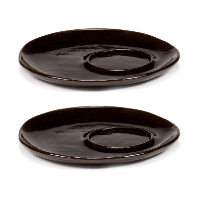 Serax La Mère lautanen espressokupille Ø11 cm 2 kpl Dark brown | Alk. 16,00 €