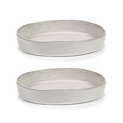 Serax La Mère syvä lautanen S Ø20 cm 2 kpl Off white | Alk. 38,00 €