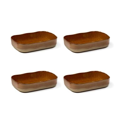 Serax La Nouvelle Table extra syvä lautanen No5 L 4 kpl Brown | Alk. 156,60 €