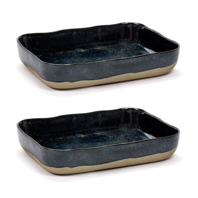 Serax La Nouvelle Table uunivuoka No10 22x30 cm 2 kpl Dark blue | Alk. 148,00 €