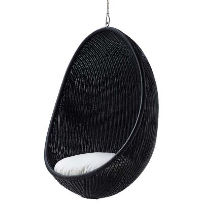 Sika Design, The Hanging Egg Chair Outdoor, Musta