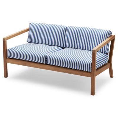 Skagerak, Virkelyst 2-Seater Sea Blue Stripe Teak | Alk. 3 758,00 €