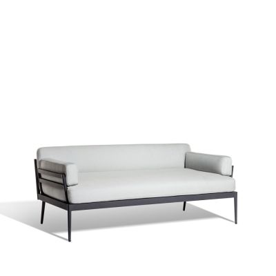 Skargaarden Anholt sohva Sunbrella Natté Grey Storm-tummanharmaa alumiinikehys | Alk. 4 373,00 €