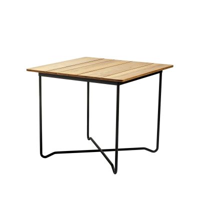 Skargaarden Grinda pöytä Tiikki, small, musta teline | Alk. 1 249,00 €