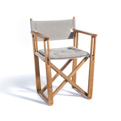 Skargaarden Kryss Dining nojatuoli Canvas natural, tiikki | Alk. 526,74 €
