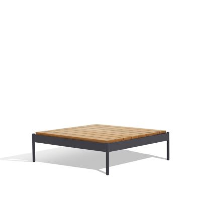 Skargaarden Lidö sohvapöytä Tiikki, tummanharmaa alumiinikehys | Alk. 1 170,09 €