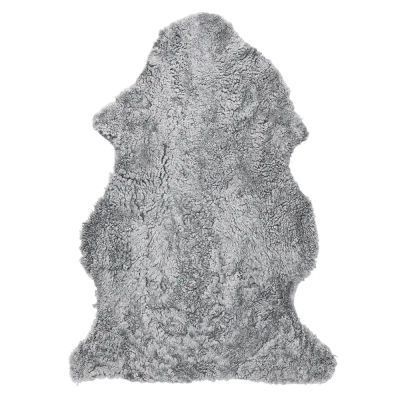 Skinnwille, Curly lampaannahka 60x95 cm Charcoal grey Silver | Alk. 102,00 €