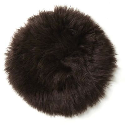 Skinnwille, Gently Istuintyyny lampaannahasta ø34 cm Dark Brown | Alk. 24,00 €