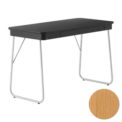 Skovby, SM130 Kirjoituspöytä Teräs/Massiivinen Tammi Luonnonöljy | Alk. 1 182,00 €