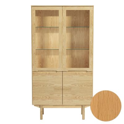 Skovby, Sm307 Vitrineskaappi Tammi Luonnonöljy 98X41X182Cm | Alk. 2 150,00 €