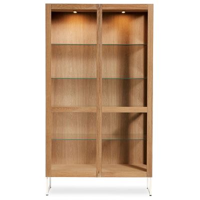 Skovby, Sm452 Lasikaappi Tammi Luonnonöljy 100X43X162Cm | Alk. 2 703,00 €