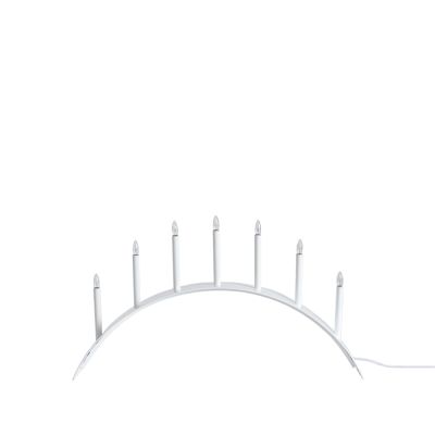 SMD Design Spica Bow 7 -adventtikynttelikkö Valkoinen, led | Alk. 215,10 €