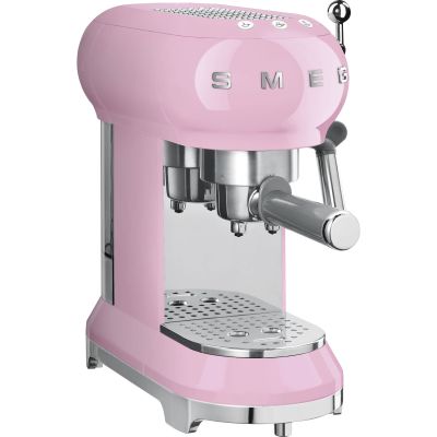 Smeg Espressokone 50-luvun tyyliin - roosa | Alk. 345,00 €