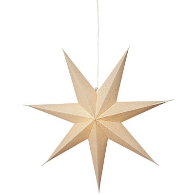 Star Trading Cotton paperitähti, 60 cm, beige | Alk. 6,00 €