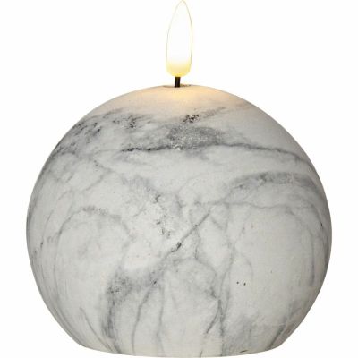 Star Trading Flamme Marble LED-pallokynttilä 12 cm | Alk. 13,40 €
