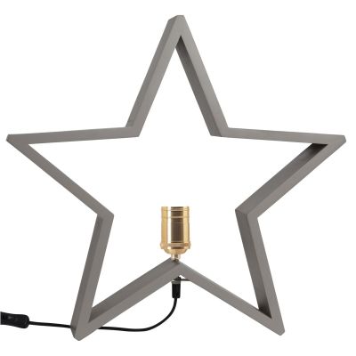 Star Trading Lysekil joulutähti pöytämalli 48 cm Beige
