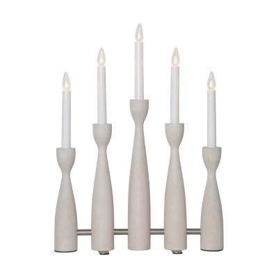Star Trading Midja 2.0 -adventtikynttelikkö Valkopetsattu | Alk. 79,90 €