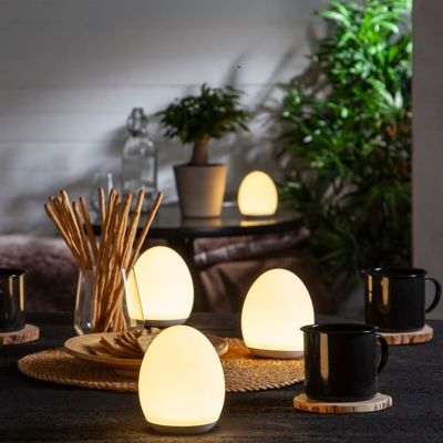 Star Trading Oval ladattava LED-pöytävalaisin valkoinen | Alk. 32,90 €