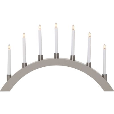 Star Trading Tall-kynttelikkö, 7-lamppuinen, beige | Alk. 102,00 €