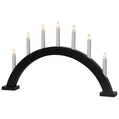 Star Trading Trapp adventtikynttilänjalka kaari Musta | Alk. 38,90 €