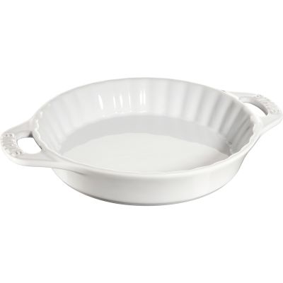 Staub Piirakkavuoka 24 cm, valkoinen | Alk. 36,00 €