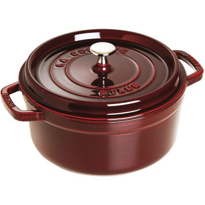 Staub Pyöreä kattila 26 cm 5,2 L, granaattiomena | Alk. 221,00 €