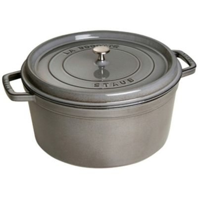 Staub Pyöreä kattila 30 cm 8,35 L, grafiitinharmaa | Alk. 320,00 €