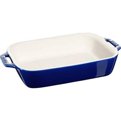 Staub Suorakulmainen uuninkestävä vuoka 27 x 20 cm, sininen | Alk. 32,00 €
