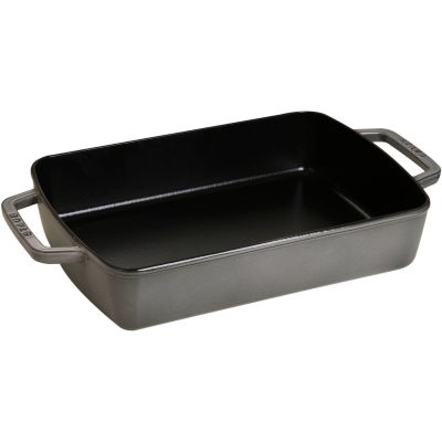 Staub Uuninkestävä La Cocotte -vati, 30 x 20 cm, harmaa | Alk. 100,00 €