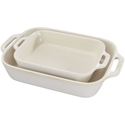 Staub Uuninkestävä vati 2 kpl, valkoinen | Alk. 71,00 €