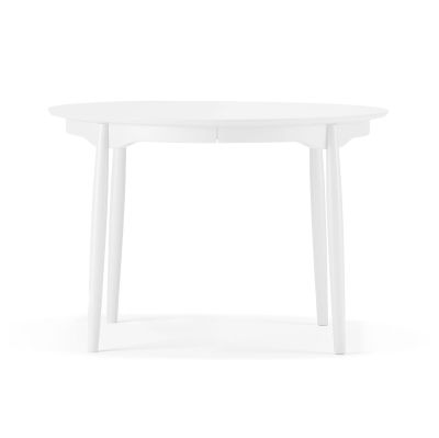 Stolab Carl ruokapöytä jaettava Ø 115 cm Koivu valkoinen 21 | Alk. 1 410,00 €