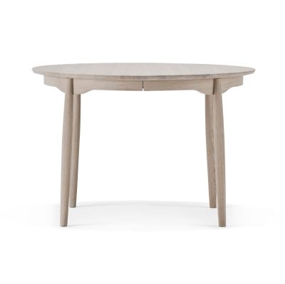 Stolab Carl ruokapöytä jaettava Ø 115 cm Tammi valkoöljy | Alk. 2 361,00 €