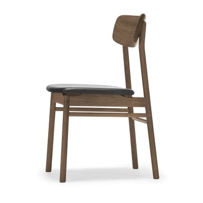 Stolab Prima Vista -tuoli tammea Smoked oak-black leather | Alk. 492,10 €