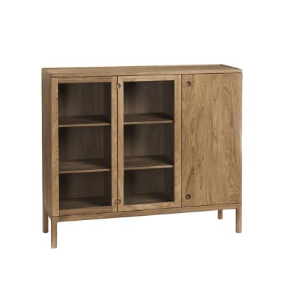 Stolab Prio korkea senkki tammi luonnollinen öljy, lasiovi | Alk. 4 281,00 €